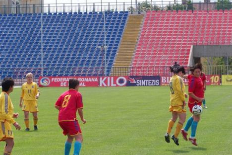 Echipa feminină de fotbal Motorul a remizat împotriva piteştencelor de la Alice Tunes (FOTO)